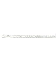 Sterling Silver 18 inch Figaro 120 Chain Necklace