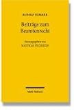 Beiträge zum Beamtenrecht. Im Jahre 2004
