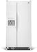 Maytag MSD2542VEW 25.0 cu. ft. Side by Side Refrigerator with Adjustable Spill-Catcher Shelves, Gallon Door Bins, Sealed FreshLock Crisper and External Ice/Water Dispenser: White