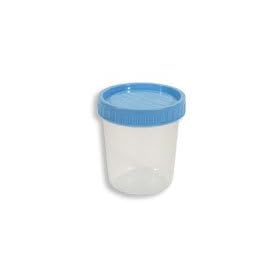 Specimen Collection Cup with Screw Cap, Non Sterile - 20 Cups / case