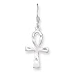 Sterling Silver Egyptian Cross Earrings