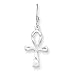 Sterling Silver Egyptian Cross Earrings