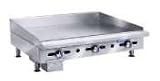 Imperial IMGA-4828 Griddle Countertop Gas 48 Wide x 24 Deep 30 000 BTU Every 12 3/4 Thick Plate Manual Controls Elite Series