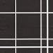 BRODER MFG. INC. White Lines Flannel Backed Vinyl Tablecloth - Black, 52x52 (Square) | Perfect for Picnics, Barbeques, Parties, Camping, Special Occasions, Gatherings, and Everyday Use