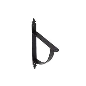 Decor Shelf Bracket, 7 7/8" x 12 1/4" Black