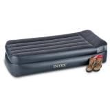 Intex� Twin Raised Air Bed w  Built-in a c pump
