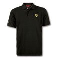 Ferrari Black Classic Shield Polo, XXL