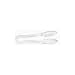 Cambro 9TGS135 9" Length Camwear Clear Scallop Grip Tong