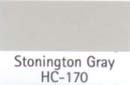 BENJAMIN MOORE PAINT COLOR SAMPLE Stonington Gray HC-170 SIZE:2 OZ.