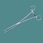Miltex Economy Foerster Sponge Forceps 9 1/2 Straight Serrated
