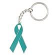 Awareness - Teal Ribbon Keychain