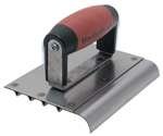 Marshalltown 4280D 6-Inch by 5-Inch Stainless Steel Safety Edger with DuraSoft Handle