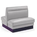 Gravois Series Booth, Smooth Lower Inside Back, Headroll, 60 in Single