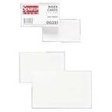 Index Card, Unruled, 8 Point, 3x5, 100/Pack, White (SPR00350)