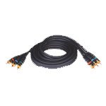 TRIPP LITE 6FT COMPONENT VIDEO GOLD CABLE 3-RCA/3-RCA M/M (Retail)