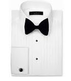 Joseph Abboud Tuxedo Shirt - Laydown Collar 1/2 Inch Pleat 100% Cotton