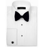 Joseph Abboud Tuxedo Shirt - Laydown Collar 1/2 Inch Pleat 100% Cotton