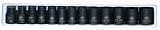 3/8 In Dr 6-Pt Std Metric Impact Socket Set - 13-Pc
