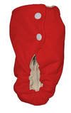 Bottombumpers Certified Organic All In One with Side Snaps - Medium Red