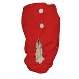 Bottombumpers Certified Organic All In One with Side Snaps - Large Red