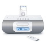 iLuv i177 -  Alarm Clock Radio With iPod Docking System - White