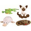 Webkinz Plush Stuffed Animal June Set (Lime Gecko, Snake, Siamese Cat and Pink Googles)