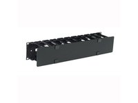 APC AR8600 2U Rack-Kabelf&uuml;hrungssystem (horizontal) mit Abdeckung schwarz