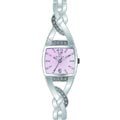 Clyda - CLG0099HSIW - Montre Femme - Quartz Analogique - Cadran Rose - Bracelet M&eacute;tal Argent