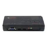 4PORT USB Switch with audio Cables Included