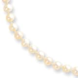 14k Simulated Pearl Necklace