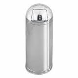 Receptacle, 15 Gallon, 304 Guage, 36-1/2 H, Stainless Steel (RUB963000MSSTL)