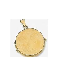 28mm 14k Fancy Round Locket