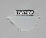3 sets WHITE LOGO Standard flights, Amerithon, Made in the USA