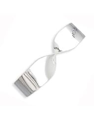 Sterling Silver 16mm Fancy Cuff Bangle Bracelet