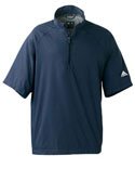 Adidas Men's ClimaProof Short Sleeve Wind Shirt - Navy/Sterling