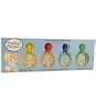 Precious Moments Miniatures Cologne by Air Val International for Men - 4 Pc Gift Set 4 bottles of Alchohol-Free Cologne (0.25oz each)