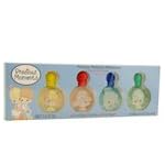 Precious Moments Miniatures Cologne by Air Val International for Kids - 4 Pc Gift Set 4 bottles of Alchohol-Free Cologne (0.25oz each)
