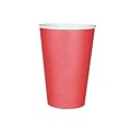 Trinkbecher, Pappe 0,2 l � 7 cm 9,7 cm rot Menge: 20 St Hei�getr�nkbecher, Kaffeebecher, Einwegbecher, Party-Trinkbecher, ToGo-Becher