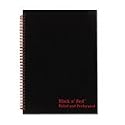 Black n' Red Twinwire Notebook, Perf Top, Ruled, 8.25 x 11.75 Inches, White, 70 Sheets (B79019)