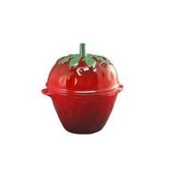 Le Creuset Stoneware Petite Strawberry Casserole, Red