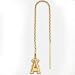14K Los Angeles Angels Logo Threader Earrings