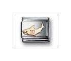 Shark No Color Classic Gold, Italian Charm by Nomination Charms