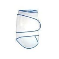 Miracle Blanket - White with Blue Trim