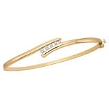 10kt. Yellow Gold, 3/8 ct.tw. Ladies' Journey Diamond Bangle