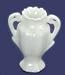 Search : Dollhouse Miniature White Porcelain Vase with Handles