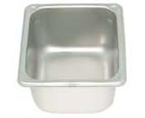 Stainless Steel Super Pan Sixth Size - 4''D