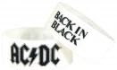 AC/DC 1" Wide Silicone Bracelet - Back In Black