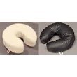 Core Face Cradle- Memory Foam Massage Table Headrest - Black Vinyl
