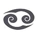 CANCER ZODIAC SIGN Temporary Tattoo 2x2