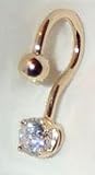 Question Mark Gold Belly Ring